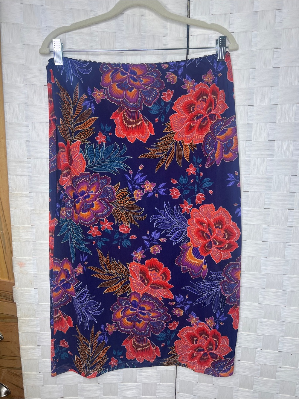 Jade Floral Midi Skirt – Size L